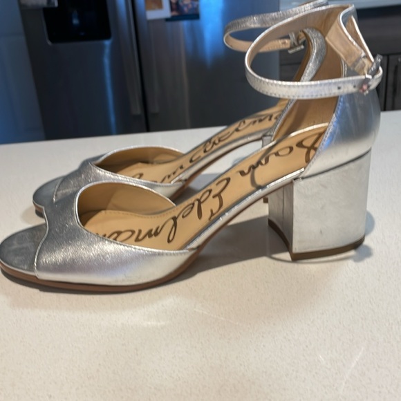 Sam Edelman silver heeled sandals - Picture 2 of 6